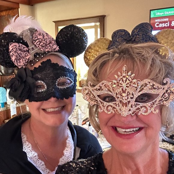 "Elegant Rhinestone Masquerade Mask – Perfect for Glamorous Events" - Picture 6 of 6